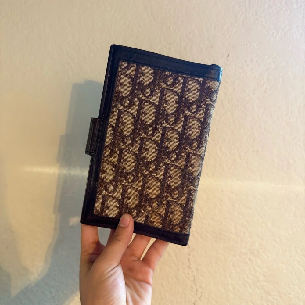 Dior Brown and Black Wallet